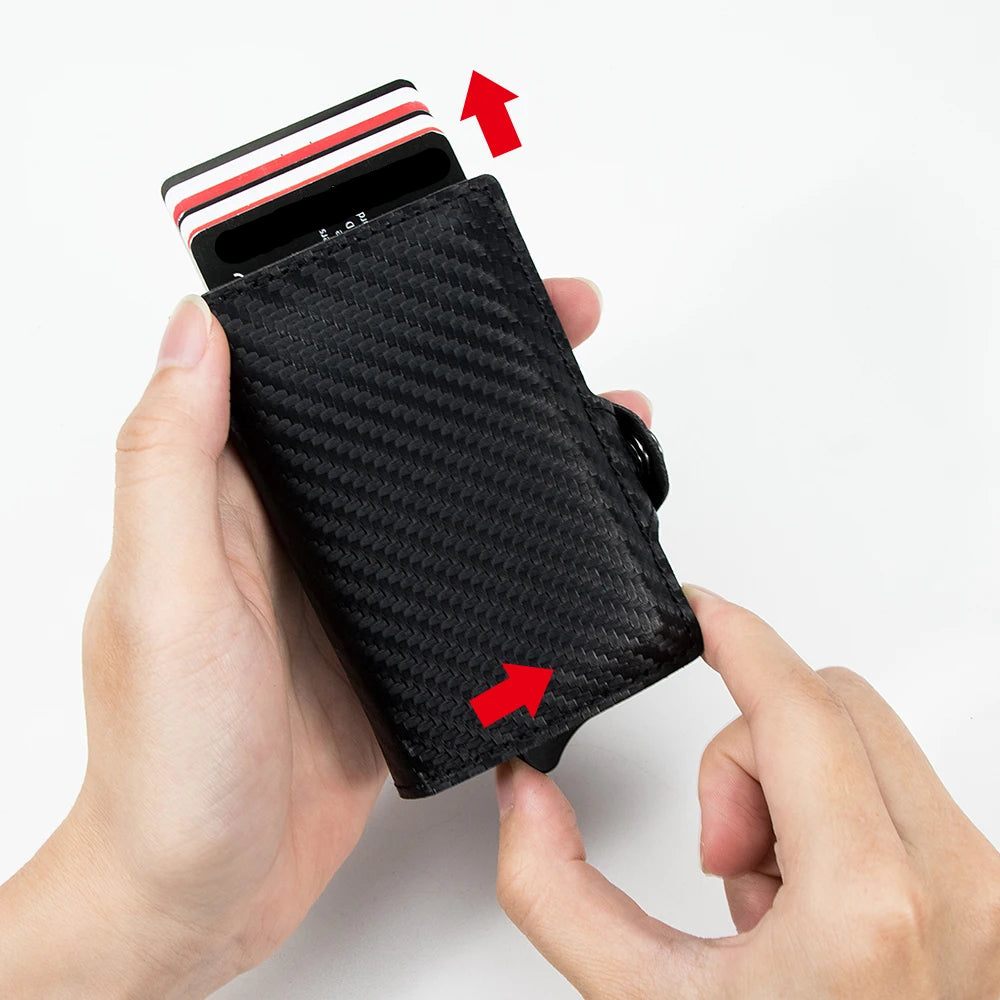 Men's Ultimate Smart Wallet RFID protection Card Eject