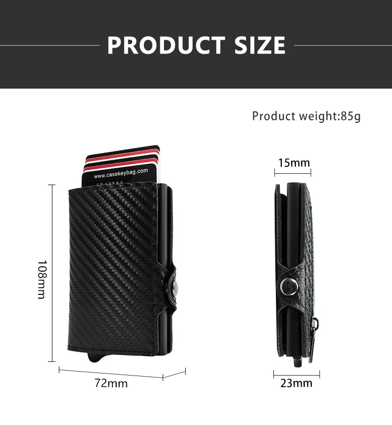 Men's Ultimate Smart Wallet RFID protection Card Eject